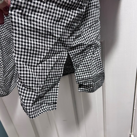 Liz Claiborne Black and White Gingham Shirt XL - Picture 7 of 7